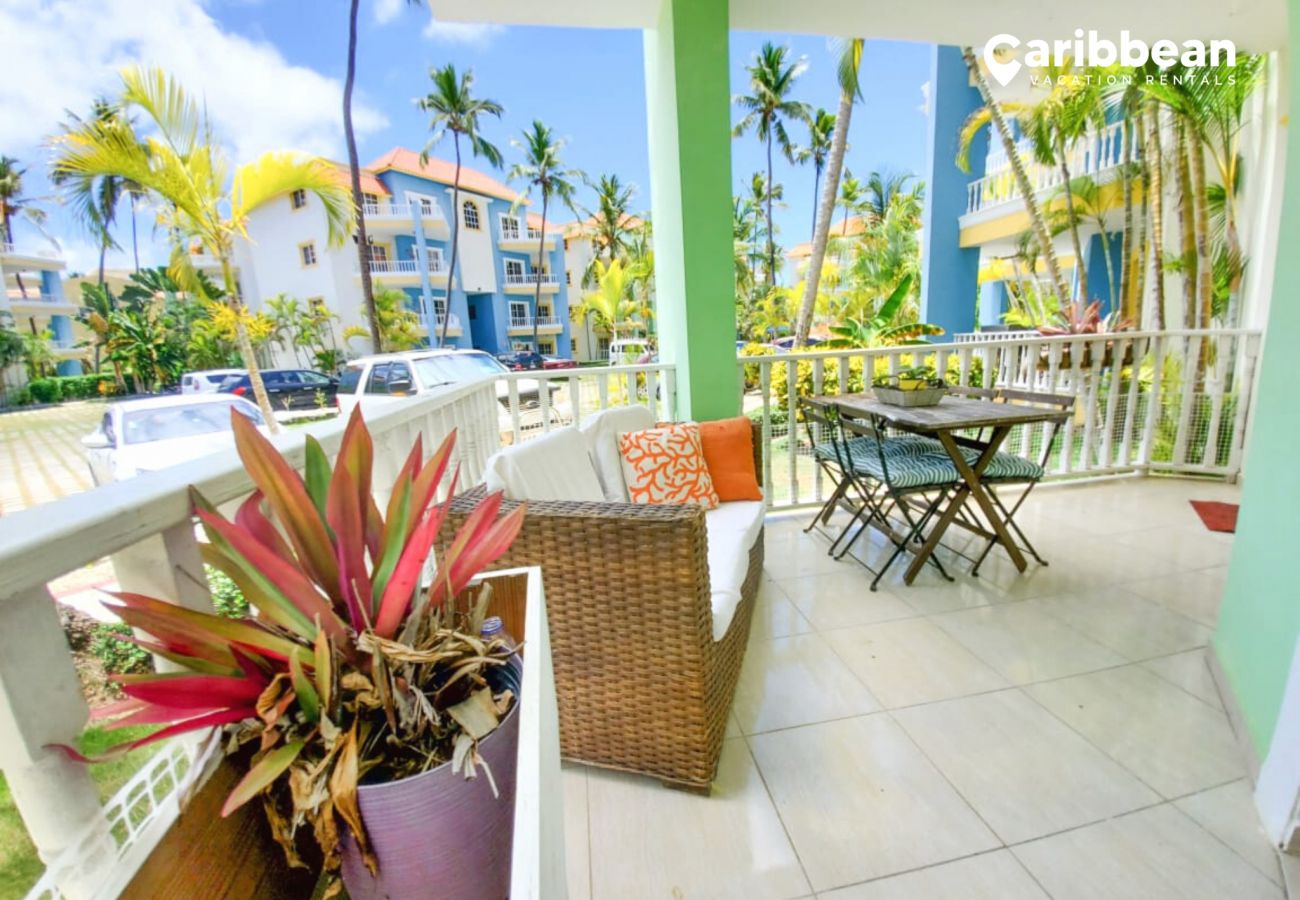 Apartamento en Bávaro - Quiet and well-kept apartment garden views. Playa Bavaro