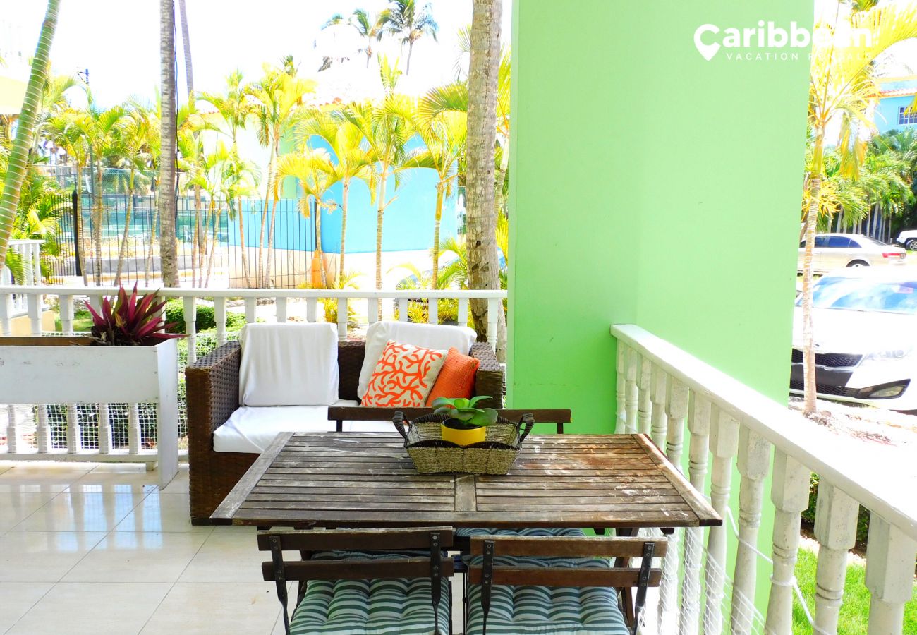 Apartamento en Bávaro - Quiet and well-kept apartment garden views. Playa Bavaro