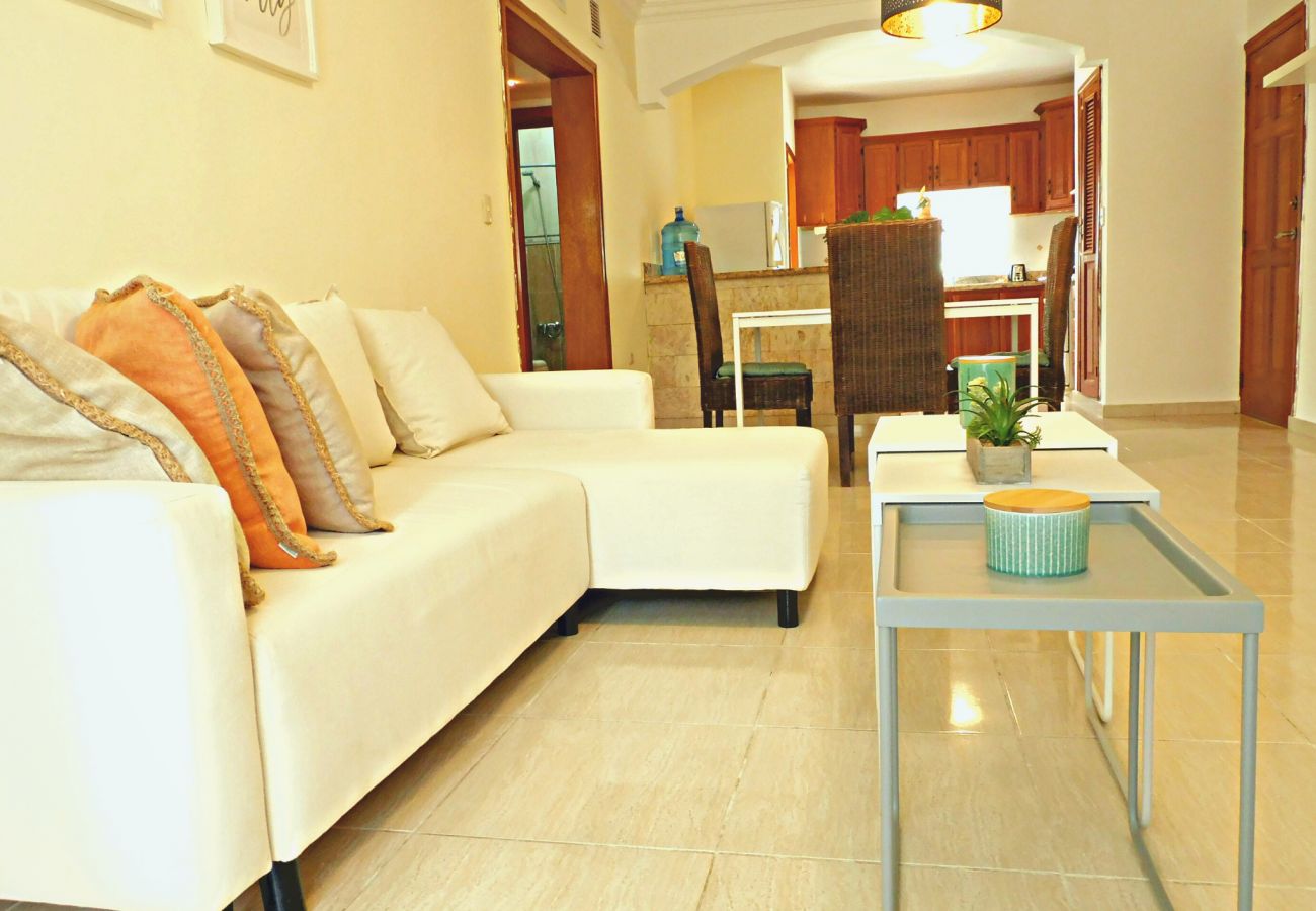 Apartamento en Bávaro - Quiet and well-kept apartment garden views. Playa Bavaro