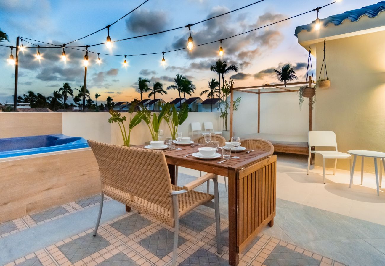 Apartamento en Bávaro - Beauty Pent House with private roof El Cortecito