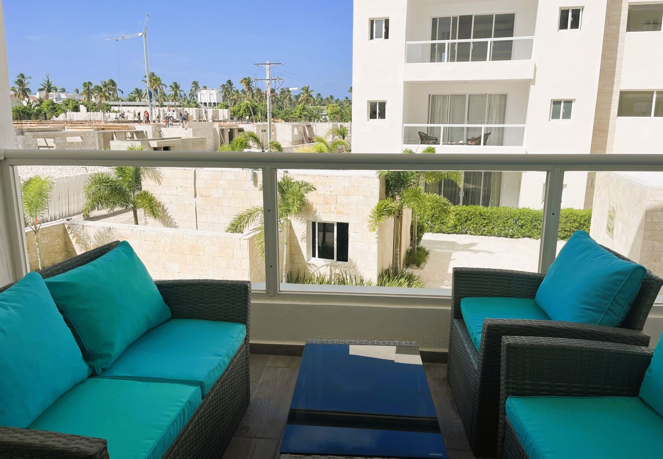 Apartamento en Bávaro - Beauty 2 bed apartment pool views Arena Village. Playa Bavaro