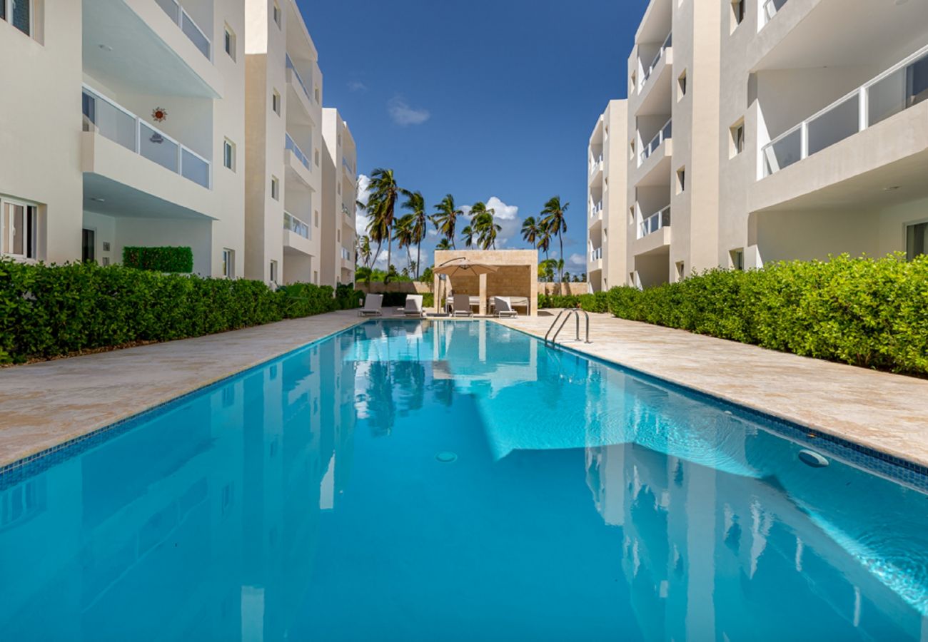 Apartamento en Bávaro - Beauty 2 bed apartment pool views Arena Village. Playa Bavaro