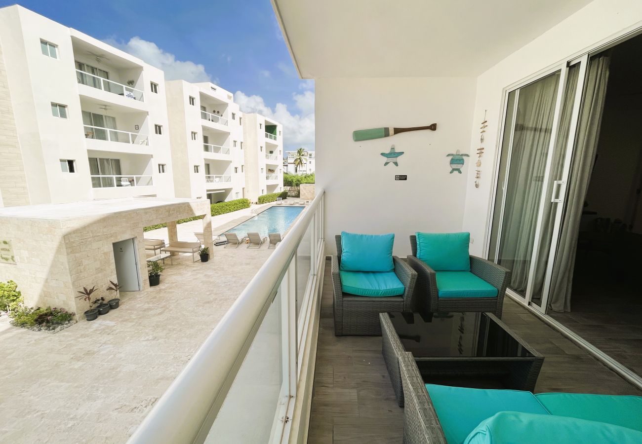 Apartamento en Bávaro - Beauty 2 bed apartment pool views Arena Village. Playa Bavaro