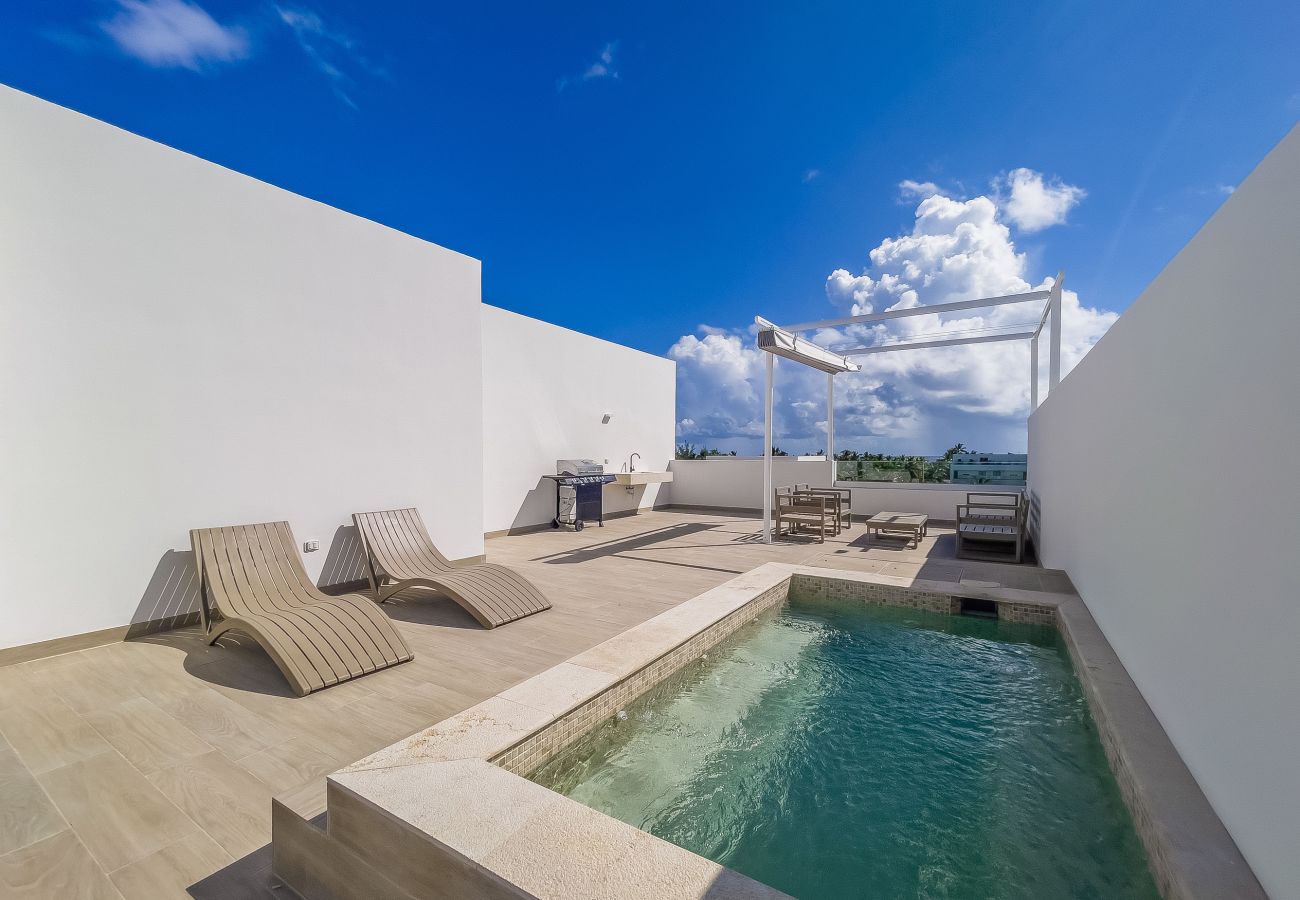 Apartment in Bávaro - Gorgeous Private Picuzzi in New Penthouse Los Corales. A5