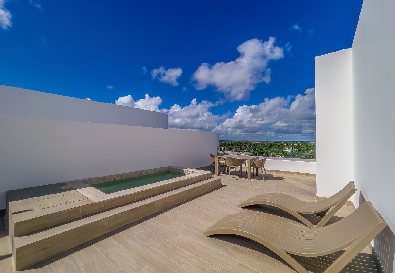 Apartment in Bávaro - Gorgeous Private Picuzzi in New Penthouse Los Corales. A5